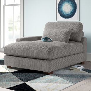 Plush chaise deals lounge